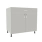 Double Door 1 Drawer Base Cabinet