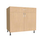 Double Door 1 Drawer Base Cabinet