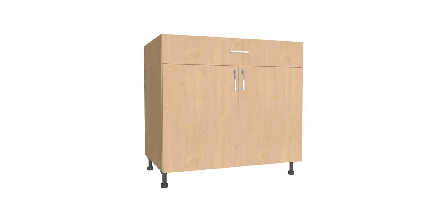Double Door 1 Drawer Base Cabinet