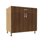 Double Door 1 Drawer Base Cabinet