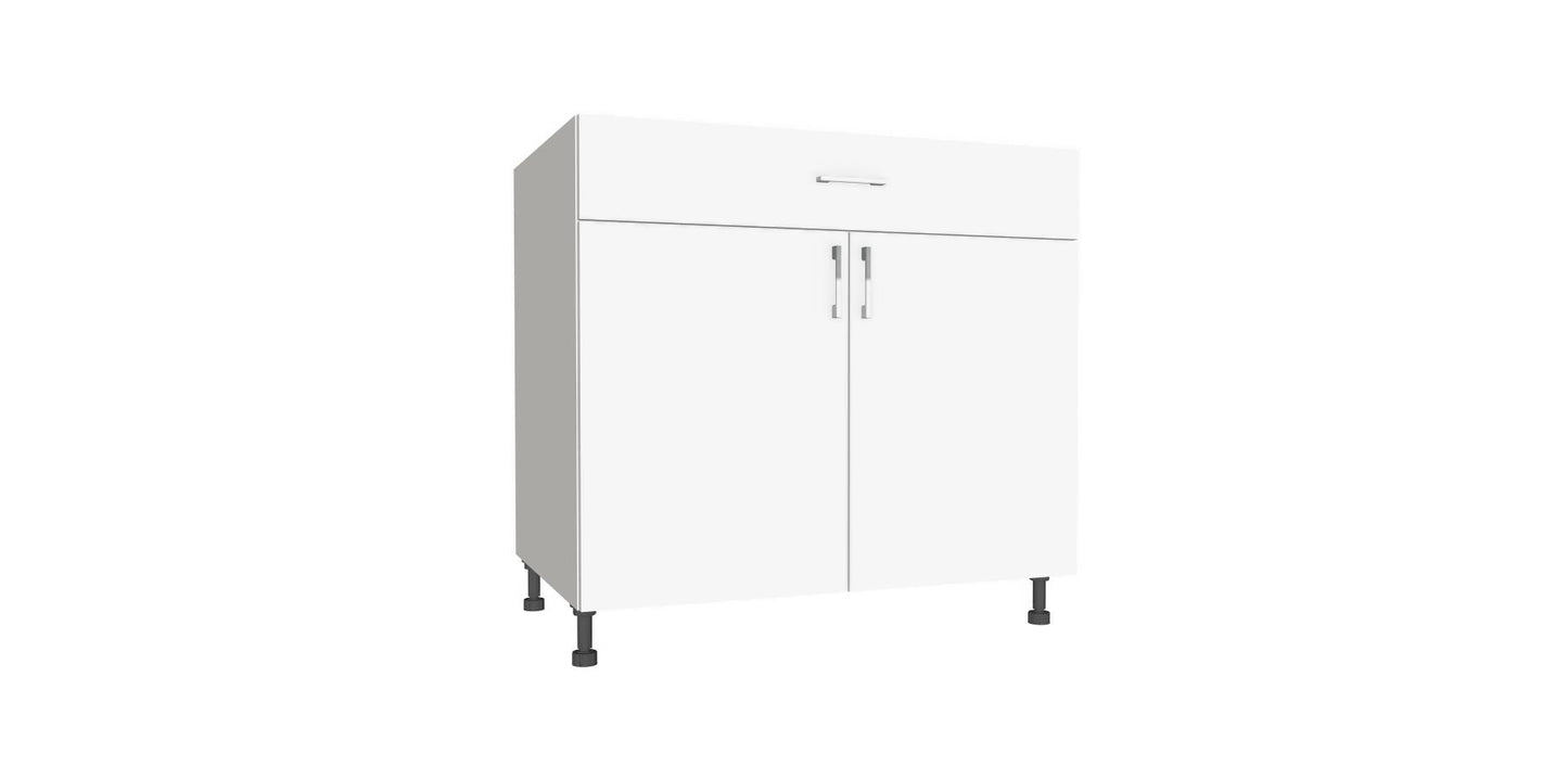 Double Door 1 Drawer Base Cabinet
