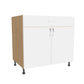 Double Door 1 Drawer Base Cabinet