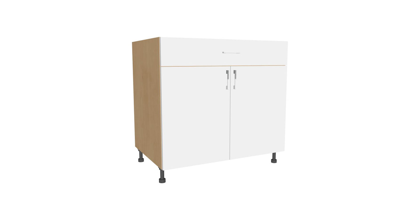 Double Door 1 Drawer Base Cabinet