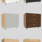 Pot and Pan 3 Drawer Base Cabinet