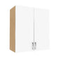 Double Door Wall Cabinet 30" H
