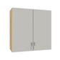 Double Door Wall Cabinet 30" H
