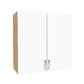 Double Door Wall Cabinet 30" H
