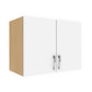Wall Stove Cabinet 18" H