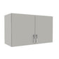 Wall Stove Cabinet 18" H