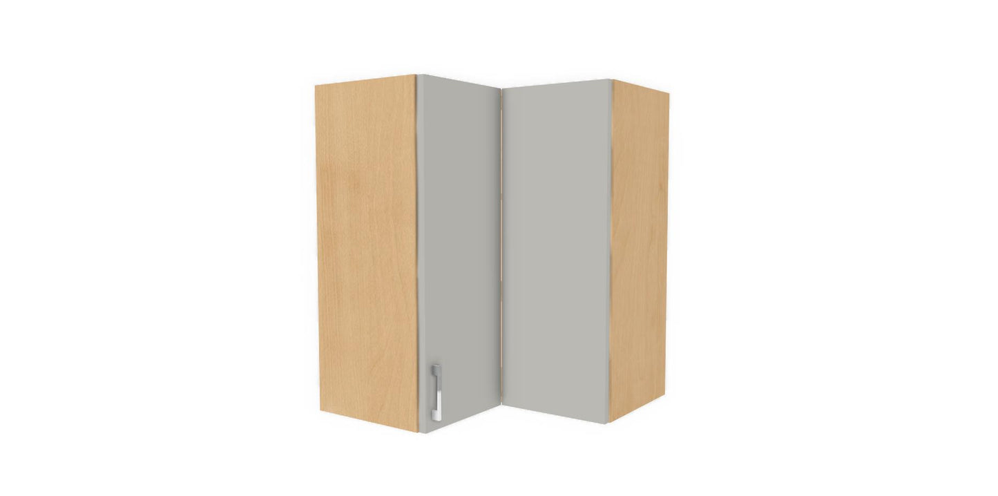 Corner 90 Degree Wall Cabinet 30" and 36"