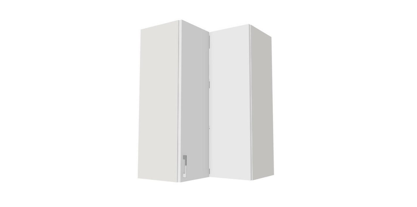 Corner 90 Degree Wall Cabinet 30" and 36"