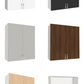 Wall Double Door Cabinet 36" H